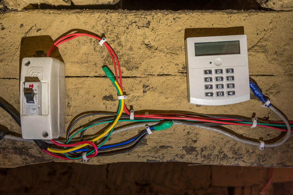 Mohari Pico Power Plant indoor house wiring 